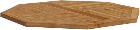 Octagonal-Shape Table Top Solid Teak Wood, Replacement Table Top, Wooden Desk Top for Outdoor, Home Use, -592 in Kuwait