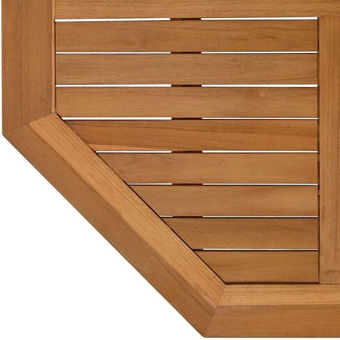 Octagonal-Shape Table Top Solid Teak Wood, Replacement Table Top, Wooden Desk Top for Outdoor, Home Use, -592 in Kuwait