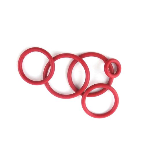 MIUYTRN 100 قطعة 3.5 مم سمك أحمر يا حلقة طوقا 23/24/25/26/27/28/29/30/31/32/33 مم سيليكون المطاط O حلقات ثقب ختم طوقا غسالة cuicui (23x16x3.5 مم) in Kuwait