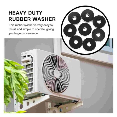 MIUYTRN 8pcs Vibration Suppression Rubber Grommets Flat Flat Rubber Grommets Washers cuicui in Kuwait