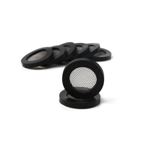 MIUYTRN 10 قطعة/50 قطعة أسود 1/2 بوصة 3/4 بوصة شبكة شاشة مطاطية حشية مسطحة صنبور السباكة فوهة خرطوم غسالة cuicui(ID14XOD24MM_10PCS) in Kuwait