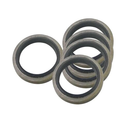 MIUYTRN 18/20/22/24/26 مم غسالة إغلاق مجمعة من المطاط المعدني غسالة مربوطة تناسب M18/M20/M22/M24 حشية تصريف الزيت حلقة cuicui (20 قطعة، 20 مم) in Kuwait