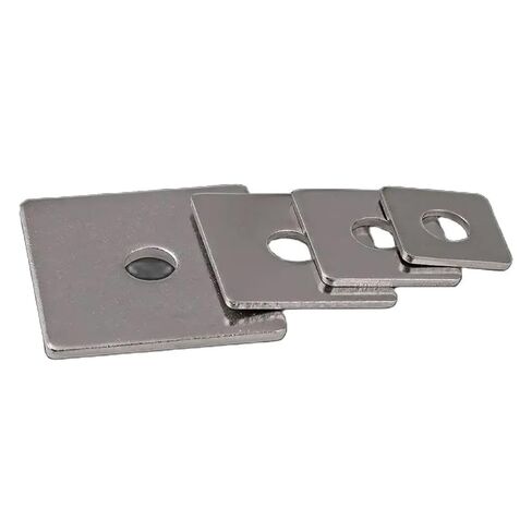 MIUYTRN White zinc Square Washer/Square Gasket M3-M16 5Pcs cuicui(M8 X 40 X 3) in Saudi Arabia