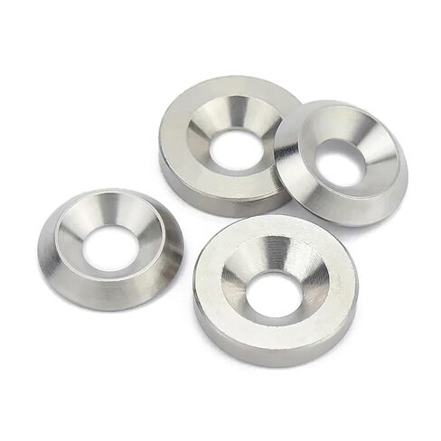 MIUYTRN M3 M4 M5 M6 M8 M10 304 Stainless Steel Conical Washers Solid Countersunk Head Washer Concave and Convex Tapered Flat Gasket cuicui(10pcs Cone M5x18x3.5) in Kuwait