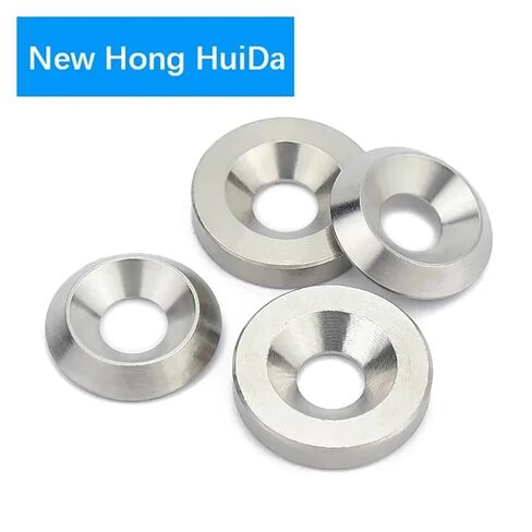 MIUYTRN M3 M4 M5 M6 M8 M10 304 Stainless Steel Conical Washers Solid Countersunk Head Washer Concave and Convex Tapered Flat Gasket cuicui(10pcs Cone M5x18x3.5) in Saudi Arabia
