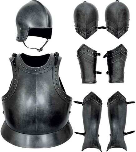 ARTIZANSTORE Medieval Knight Dark Sentinel Suit of Armour Decorative Armor Wearable Halloween Costume in Saudi Arabia
