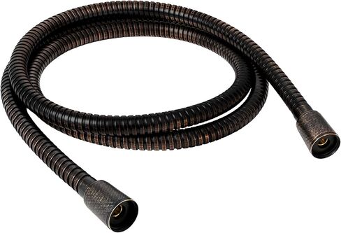 High Sierra® - خرطوم دش من الفولاذ المقاوم للصدأ خالٍ من الرصاص مع أنبوب داخلي من السيليكون المقاوم للأغشية الحيوية. قوية للغاية ومرنة - 72 بوصة. برونز مطلي بالزيت in Kuwait