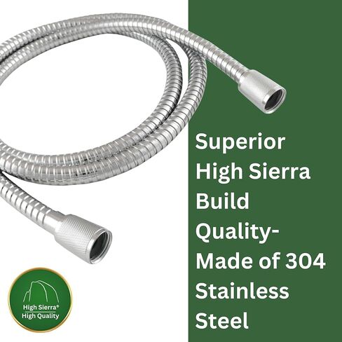 High Sierra® - Lead-Free Stainless Steel Shower Hose With Bio-Film resistant Silicone Inner Tube. Extremely Strong and Flexible-72 Inches. Oil Rubbed Bronze in Saudi Arabia