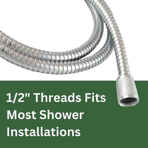 High Sierra® - Lead-Free Stainless Steel Shower Hose With Bio-Film resistant Silicone Inner Tube. Extremely Strong and Flexible-72 Inches. Oil Rubbed Bronze in Saudi Arabia