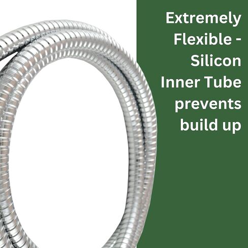 High Sierra® - Lead-Free Stainless Steel Shower Hose With Bio-Film resistant Silicone Inner Tube. Extremely Strong and Flexible-72 Inches. Oil Rubbed Bronze in Saudi Arabia