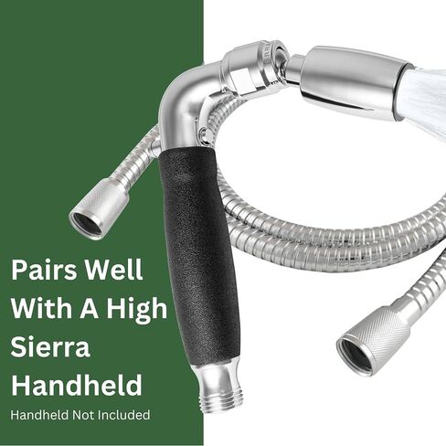 High Sierra® - Lead-Free Stainless Steel Shower Hose With Bio-Film resistant Silicone Inner Tube. Extremely Strong and Flexible-72 Inches. Oil Rubbed Bronze in Saudi Arabia