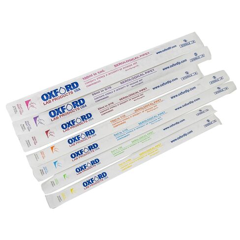 OSP-5C منتجات مختبر أكسفورد 5 مل ماصات مصلية | أزرق، معقم، خالي من DNase/RNase، مغلف بشكل فردي | 200/حالة in Saudi Arabia