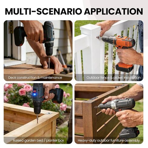 #14 * 4-1/2 Heavy-Duty Wood Screws（24Pcs/1LB, Star Drive Structural Wood Screw, Rust Resistant Timber Screws for Timber/Log/Landscaping Wood,Brown in Saudi Arabia
