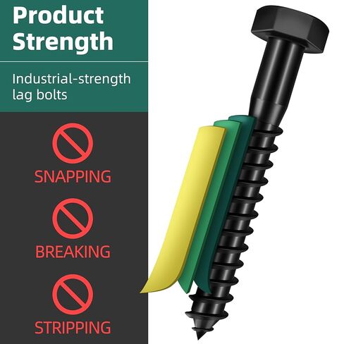 Lag Bolts for TV Wall Mount with Drill Bit, 23-Pack TV Mount Screws Kit with M8x65mm Lag Screws, Drywall Anchors, Washers, Bubble Level Hardware Kit for Wood Stud Brick Concrete in Kuwait