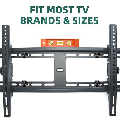 Lag Bolts for TV Wall Mount with Drill Bit, 23-Pack TV Mount Screws Kit with M8x65mm Lag Screws, Drywall Anchors, Washers, Bubble Level Hardware Kit for Wood Stud Brick Concrete in Kuwait