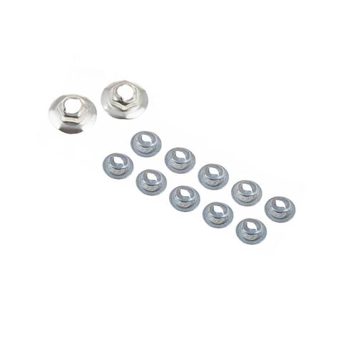 KarParts360 Thread Cutting Nut Assortment - Universal | Steel | 1/8; 3/16; 1/4; 5/32; 5/16 Callout Size | Medium Thread Type in Saudi Arabia