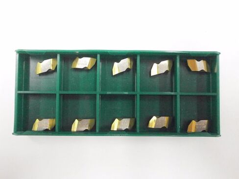 10pc) ToolFlo FLT 2L GP3 Top Notch Coated Carbide Inserts 60° V Threading NT 2L in Saudi Arabia
