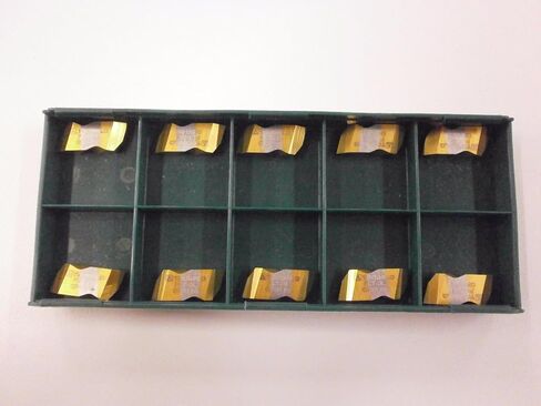 10pc) ToolFlo FLT 3L GP3R Top Notch Coated Carbide 60° V Threading Inserts NT 3L GP3 Made in USA in Saudi Arabia