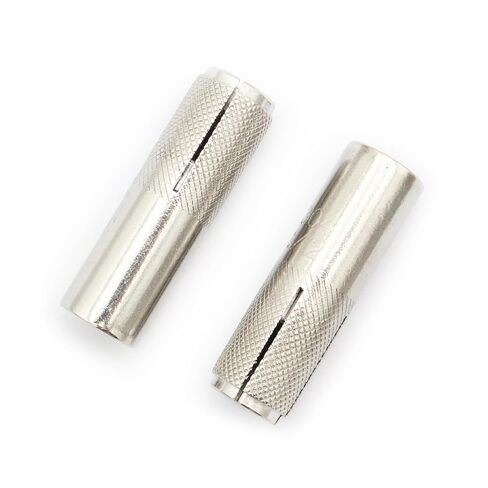 25pcs Drop in Anchors, (1/4''-20) Knurled Drop-in-Anchor for Solid Concrete, Internal Forced Expansion Screw Bolts, 304 Stainless Steel(Silver) in Kuwait