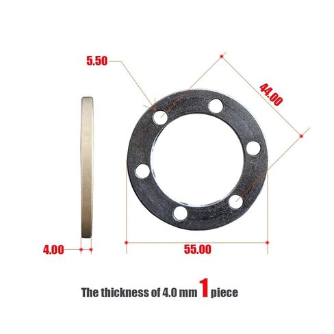MIUYTRN E-Bike Bike Electric Scooter Brake Gasket Spacer 6 Holes Disc Washer 2/2.5/4/5mm Bicycle Brake Bicycle Parts cuicui(4mm) in Saudi Arabia