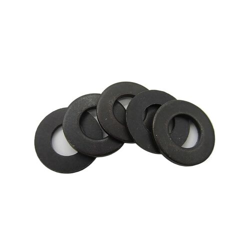 MIUYTRN M2 M2.5 M3 M4 M5 M6 M8 M10 M12 DIN125 ISO7089 Carbon Steel Flat Machine Washer Plain Black Washer Furniture Gaskets cuicui(M2(100PCS)) in Kuwait