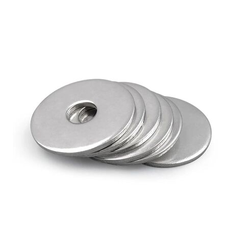 MIUYTRN 2/50X M2.5 M3 M3.5 M4 M5 M6 M8 M10 M12 M14 M16 A2-70 304 Stainless Steel Large Size Oversize Big Wider Flat Washer Plain Gasket cuicui(M3 50pcs) in Kuwait