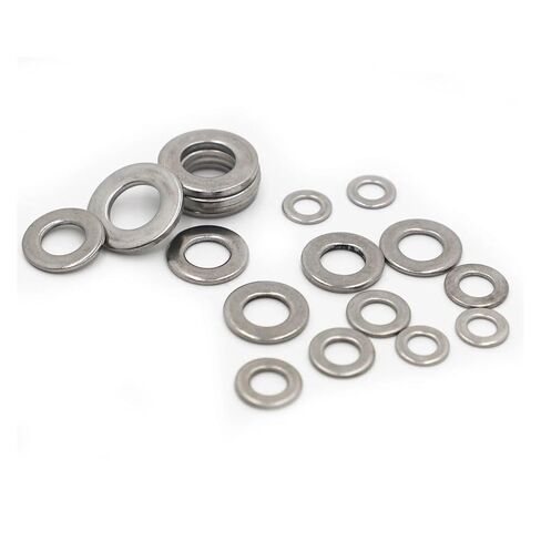 MIUYTRN 2-50pcs M1.6 M2 M2.5 M3 M3.5 M4 M5 M6 M8 M10 M12 M14 M16 M20 M24 GB97 A2-70 304 Stainless Steel Flat Washer Plain Gasket cuicui(50pcs M4) in Kuwait