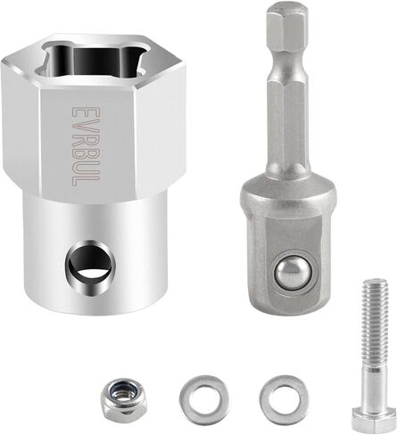Upgraded Stainless Steel Top Wind Trailer Jack Crank Handle Cordless Drill Adapter with a 1/2 Inch Socket Adapter Bit in Saudi Arabia