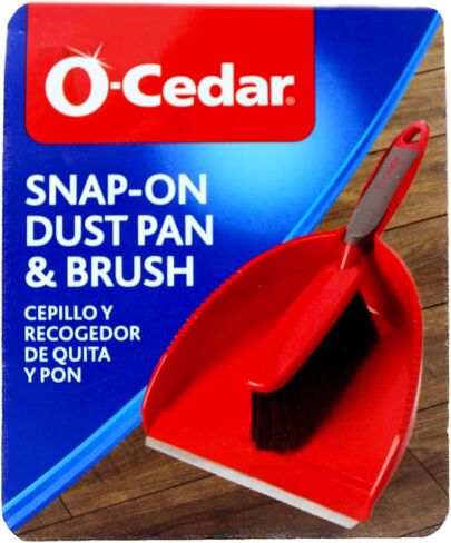 O-Cedar Snap-On Dust Pan & Brush Set in Kuwait