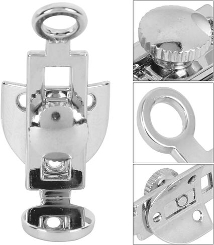 Clarinet Thumb Rest Replacement, 34mm Thumb Holder for Clarinet, Adjustable Metal Thumb Silver Rest Clarinets, Instrument Finger Rest with Silicone Protection and Screws in Saudi Arabia