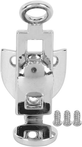 Clarinet Thumb Rest Replacement, 34mm Thumb Holder for Clarinet, Adjustable Metal Thumb Silver Rest Clarinets, Instrument Finger Rest with Silicone Protection and Screws in Saudi Arabia