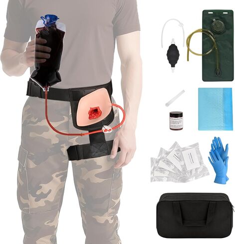 Inguinal Bullet Wound Packing Trainer, Stop The Bleed Training Kits, Bleeding Control Simulator for Emergency Wound Management Training in Kuwait