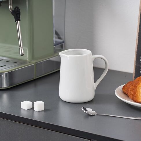 Sugar and Creamer Set, Ceramic Sugar Bowl with Lid and Spoon, Creamer Container for Coffee in Saudi Arabia