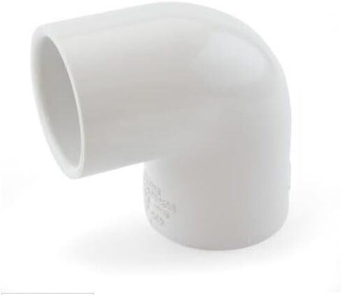 تركيبات الكوع PVC - مقبس منزلق 3/4 × مقبس منزلق 1/2 - جدول 40 موصل بلاستيكي أبيض لأنظمة السباكة والمياه والصرف الصحي in Kuwait