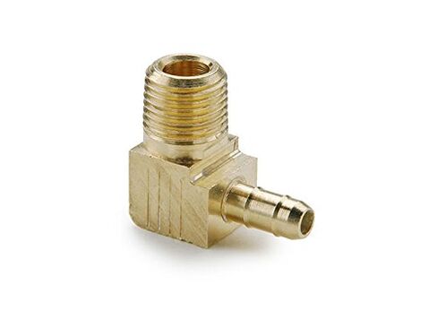 Parker Hannifin 229-4-4-pk10 Dubl-Barb تركيب الكوع للذكور، جسم نحاسي، أنبوب بارب 1/4 بوصة × خيط ذكر 1/4 بوصة (عبوة من 10) in Saudi Arabia