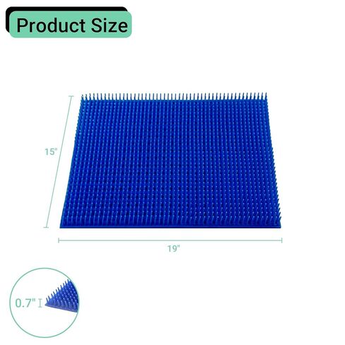 Silicone Sterilization Tray Mat, Autoclave Safe Shockproof Silicone Liner for Dental & Instrument Box, Protective Cushion Pad for Sterilization Baskets (19"×15") in Saudi Arabia
