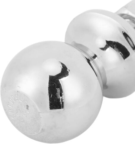 Qqmora 2 Inch Trailer Hitch Ball Heavy Duty Chrome Plated Forged Steel Towing Ball 7500LBS Capacity for Boat Trailer RV ATV SUV with 2 1/8 x 1 Inch Shank in Saudi Arabia