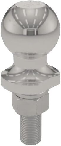 40080 - Aftermarket Replacement 1-7/8 Inch Trailer Ball - 3/4 Inch X 2-1/8 Inch Shank - 2000 Lb Capacity - Stainless Steel Compatible with CURT in Kuwait