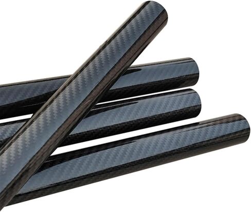 1 Pcs 1000MM High Strength Carbon Fiber Tube Diameter 10mm 12mm 13mm 14mm 15mm Glossy Surface(15x13 Twill Glossy) in Saudi Arabia