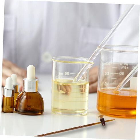 3pcs Acid for Junior High School Chemistry Lightweight Glass Laboratory Tool High Light Transmittance Design Apparatus for Experiments in Saudi Arabia