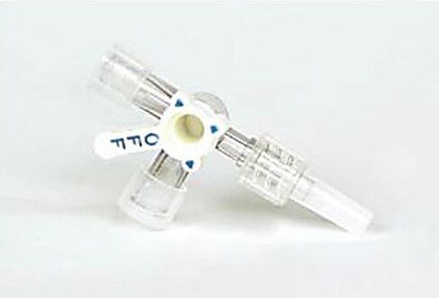 MDX MX4312L 3-Way HI-FLO Stopcock with Extended Male Luer Lock, Latex Free, Lipid Resistant, 2-Gang (Pack of 25) in Saudi Arabia