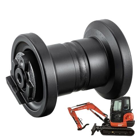 Bottom Track Roller for Kubota KX040-4 Mini Excavator Undercarriage, OEM Part# RD118-21700 in Kuwait