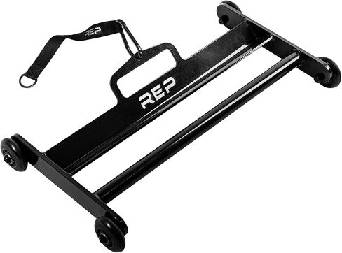 REP Fitness Glute Ham Roller, Ab Exercise Machine for Home Gym, Core Trainer with Wheels, Leg Curl and Hip Extension Equipment, Workout Slider for Hamstrings, Abs, Glutes, and Strength Training in Saudi Arabia