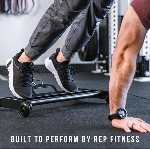 REP Fitness Glute Ham Roller, Ab Exercise Machine for Home Gym, Core Trainer with Wheels, Leg Curl and Hip Extension Equipment, Workout Slider for Hamstrings, Abs, Glutes, and Strength Training in Saudi Arabia