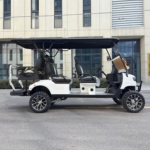 GO UP Electric 6-Seater Golf Cart – Special Price Model (No Footrests) in Saudi Arabia