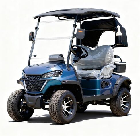 LANGWEI Electric Golf Cart, 2- Seater Heavy Duty Golf Carts for Adults, Multifunctional Passenger Cruiser for On-Road and Off-Road Adventures in Kuwait