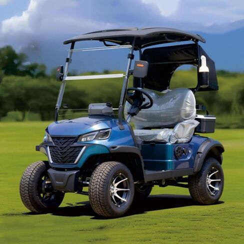 LANGWEI Electric Golf Cart, 2- Seater Heavy Duty Golf Carts for Adults, Multifunctional Passenger Cruiser for On-Road and Off-Road Adventures in Kuwait