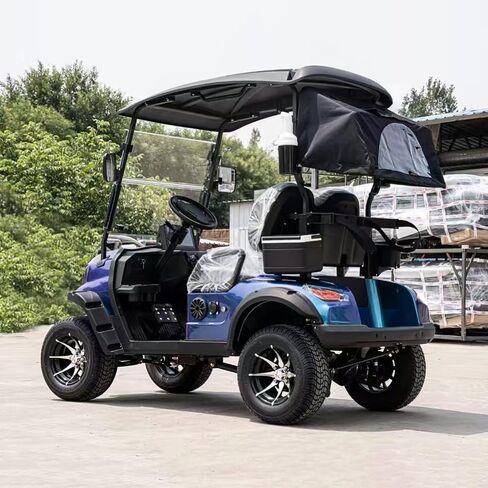 LANGWEI Electric Golf Cart, 2- Seater Heavy Duty Golf Carts for Adults, Multifunctional Passenger Cruiser for On-Road and Off-Road Adventures in Kuwait