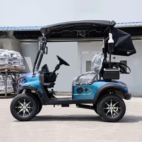 LANGWEI Electric Golf Cart, 2- Seater Heavy Duty Golf Carts for Adults, Multifunctional Passenger Cruiser for On-Road and Off-Road Adventures in Kuwait