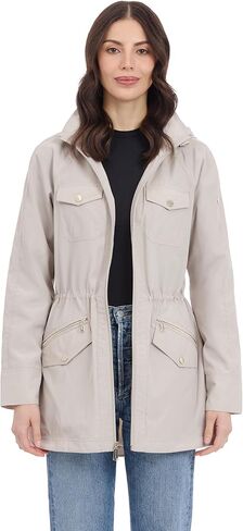 Michael Kors Women's Hooded Anorak Rain Coat and Windreaker in Saudi Arabia